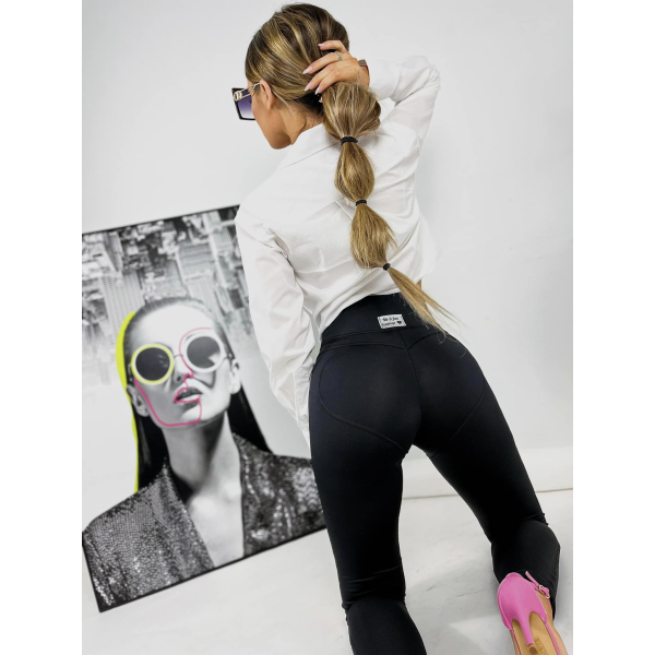 Legginsy PUSH UP/ SERCA / BLACK /  XS - S - M - L - XL